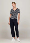 Tommy Hilfiger V-Neck Slim Fit Striped T-Shirt, Dessert Sky