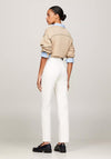 Tommy Hilfiger High Rise Classic Straight Jeans, Ecru