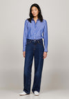 Tommy Hilfiger Baseball Stripe Shirt, Blue