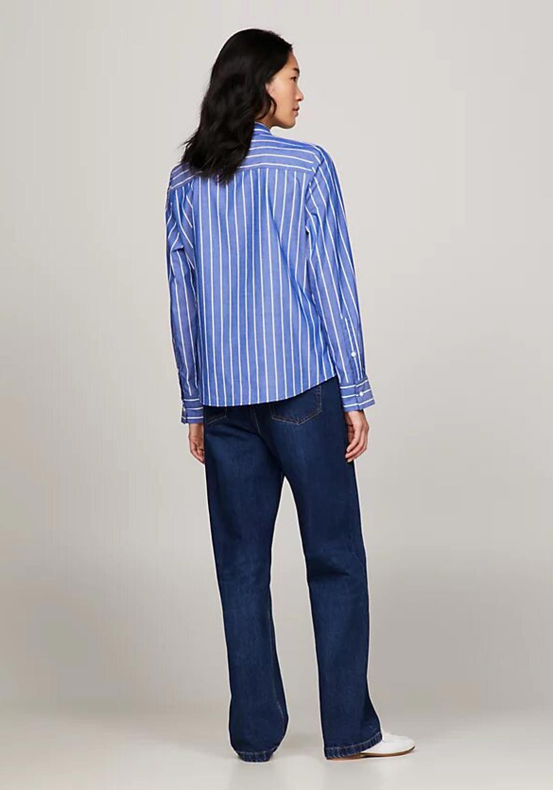 Tommy Hilfiger Baseball Stripe Shirt, Blue