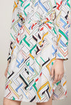 Tommy Hilfiger Monogram Print Poplin Shirt Dress, Calico