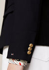 Tommy Hilfiger Double Breasted Pique Blazer, Desert Sky