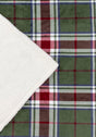 BRAEMAR CHECK SHERPA FLEECE THROW
