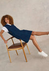 White Stuff Maple Pinafore Denim Dress, Dark Blue