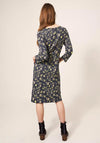 White Stuff Tallie Floral Print Jersey Dress, Grey Multi