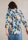 White Stuff Sophie All Over Print Shirt, Ivory Multi