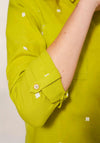 White Stuff Sophie Organic Cotton Shirt, Chartreuse