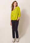 White Stuff Sophie Organic Cotton Shirt, Chartreuse