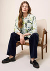 White Stuff Sophie Print Organic Cotton Shirt, Ivory Multi