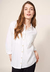 White Stuff Sophie Organic Cotton Shirt, Off White