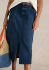 White Stuff Maren Denim Midi Skirt, Blue
