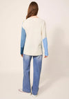 White Stuff Olive Colour Block Sweater, Blue Multi