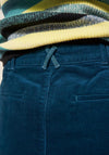White Stuff Melody Organic Cord Skirt, Dark Teal
