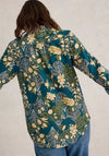 White Stuff Sophie Organic Cotton Shirt, Teal
