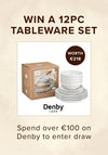 Denby Kiln Small Ridged Mug, Beige