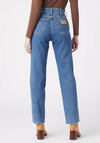 Wrangler Mom Straight High Waist Jeans, Winter Hue