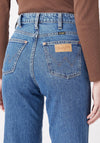 Wrangler Mom Straight High Waist Jeans, Winter Hue