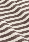 Riva Yard Hebden Striped Cotton Towels, Chocolate Brown