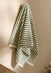 HEBDEN STRIPED HAND TOWEL FOREST