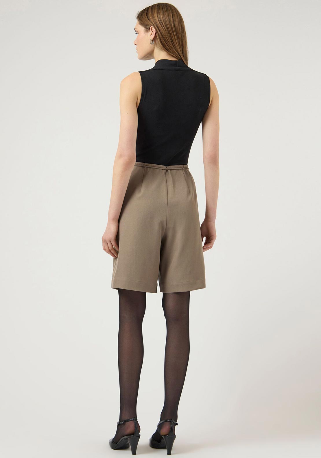 YAS Camia Shorts, Beige