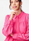 Y.A.S Pala Tiered Smock Shirt, Raspberry Sorbet