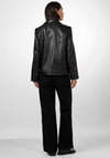 Y.A.S Ane Leather Biker Jacket, Black
