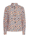 Y.A.S Melipo Printed Shirt, Air Blue