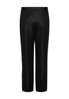 Y.A.S Deleya Glitzy High Rise Straight Leg Trouser, Black