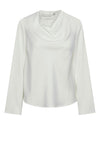 Y.A.S Selmi Cowl Neck Blouse, Star White