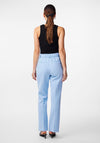 Y.A.S Likka High Waist Slim Leg Trouser, Clear Sky Blue