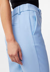 Y.A.S Likka High Waist Slim Leg Trouser, Clear Sky Blue