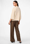 Y.A.S Egsa Bow Front Crochet Cardigan, Birch