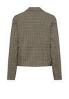 Y.A.S Chikka Check Short Blazer, Chanterelle