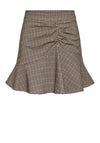 Y.A.S Chikka Check Mini Skirt, Chanterelle