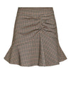 Y.A.S Chikka Check Mini Skirt, Chanterelle