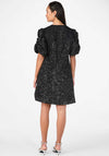 Y.A.S Vimala Shimmer Mini Dress, Black