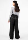 Y.A.S Ronja Ornate High Waist Trousers, Black