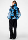 Y.A.S Romina Ruffle Bow Blouse, Methyl Blue