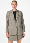 Y.A.S Flega Oversized Blazer, Taupe