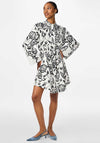 Y.A.S Garden Print Mini Shirt Dress, Star White
