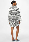 Y.A.S Garden Print Mini Shirt Dress, Star White