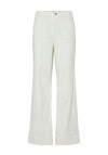 Y.A.S Jenka Pocket Front Flared Jeans, White