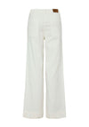 Y.A.S Jenka Pocket Front Flared Jeans, White