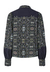 Y.A.S Tillo Long Sleeve Blouse, Navy Floral