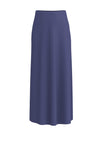 Y.A.S Pelana Satin Maxi Skirt, Blue