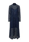 Y.A.S Linala Lace Sequin Long Dress, Navy