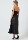 Y.A.S Tello Tube Midi Dress, Black