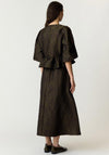 Y.A.S Leroc Jacquard Aline Maxi Skirt, Green
