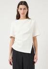 YAS Pina 2/4 T-Shirt, White