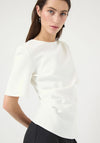YAS Pina 2/4 T-Shirt, White